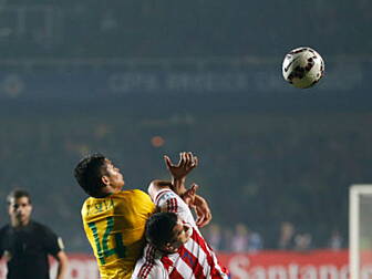 WATCH: Brazil's players we...